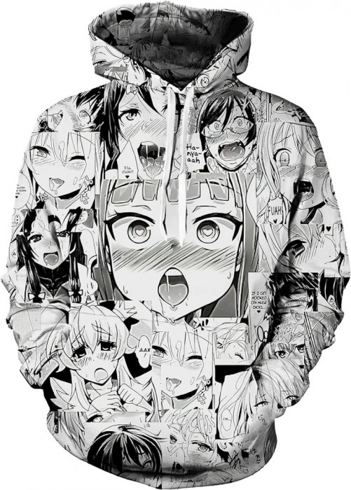 Hoodie Anime Colaj Hoodie Unisex Casual Noutate Pulover Pulovere Hoodie Hoodie