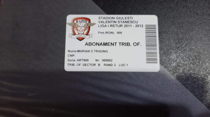 Abonament Rapid retur 2011-2022
