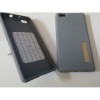 Husa Tip Carte Stand Gri Huawei P8 Lite, Protectie Completa