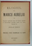 ELOGIUL LUI MARCU AURELIU de FILOSOFUL APOLLONIUS, 1890
