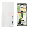 LCD+Touchscreen cu Rama Samsung Galaxy S20+ / S20 Plus 5G / G986 WHITE original