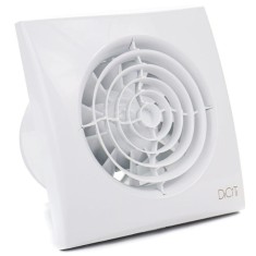 Ventilator baie Ecovent, aura 5c mrh, Senzor umiditate, Clapeta antiretur, Debit 180mc/h, Alb