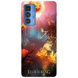 Husa compatibila cu Motorola Moto G71 5G model Elden ring boss fight, Silicon, TPU, Viceversa, Transparent, Carcasa