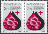 Ungaria - 1982 - Congresul de Hematologie - pereche - serie comp. neuzată (T321), Nestampilat