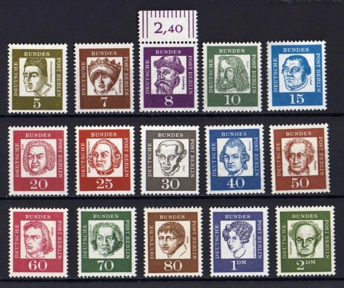 Berlin 1961 - Uzuale, personalități, serie neuzata