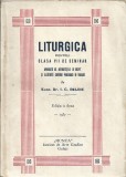 C9127N Liturgica pentru clasa VII de seminar de I C Beldie, 1937, Galați