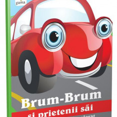 Brum-Brum şi prietenii săi. Prima mea carte de colorat - Paperback brosat - *** - Gama