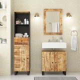 VidaXL Set mobilier de baie, 3 piese, lemn masiv de mango 3200637