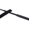 Baston telescopic din otel, negru, 60 cm, 3 sectiuni, husa cadou