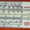 RIGLA CALCUL VINTAGE LOGAREX 27403 GERMANY lungime 30 cm model deosebit