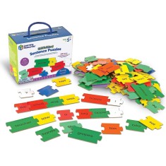Set activitati educative - Puzzle cu propozitii (lb.engleza) foto
