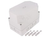 Carcasa Universala SPELSBERG Gri, Policarbonat, IP66, Dimensiuni 110x180x137mm, Model TK-PC-1811-13F-M