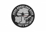 PATCH CAUCIUC - GUNS BOOBS AND BEER - COLOR, JTG