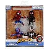 JADA MARVEL SPIDER MAN SET 4 FIGURINE METALICE 6.5CM