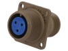 Amphenol Conector Circular Serie 97 14S 3 Pini Mama 13A 500V AC/700V DC