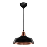Cumpara ieftin Lampa Artisan, Pako World, E27, Negru-Bronz, 25x25x17 cm
