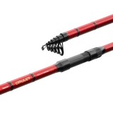 Lanseta Telescopica Delphin Amulet Tele Carp 3.6m, 120g, 6 Tronsoane, Inele SIC, Actiune Parabolica, Transport 76cm