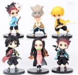 Cumpara ieftin Set 6 figurine noi Demon Slayer aprox. 7 cm