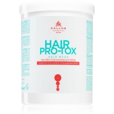 Kallos Hair Pro-Tox Masca pentru par deteriorat cu ulei de cocos, acid hialuronic si colagen 1000 ml