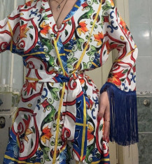 Kimono Dolce &amp;amp; Gabbana - original - colectia Sicily Majolica 2016 foto