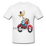 Tricou &quot; Cartoon Harley Davidson motorcycle &quot;