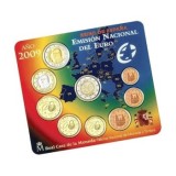 Spania 2009 - Set complet de euro bancar de la 1 cent la 2 euro + 2 euro EMU