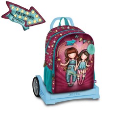 Rucsac cu Troller Evolution Gorjuss Fireworks clasa 1 4 foto