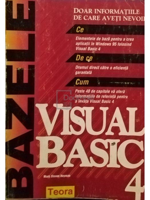 Mark Steven Heyman - Bazele Visual Basic 4 (editia 1997)