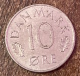 C50 - Moneda foarte veche - Danemarca - 10 ore - 1975