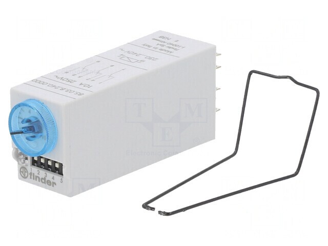 Timer 0.05s-100h 3PDT 250VAC 10A 240VAC IP40