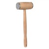 Ciocan Carne, Lemn, 29 cm, Cap Metalic, Culoare Naturală, Oem