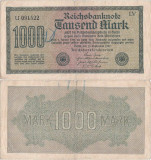 1922 (15 Septembrie), 1.000 Mark (P-76a.2.1) - Germania