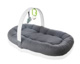 Babynest cu bara de jucarii, BabyJem, antracit