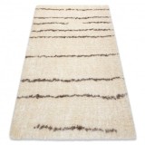 Covor FLUFFY 2371 shaggy dunga - kr&eacute;m / bej, 80x150 cm, Dreptunghi, Poliester