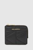 Karl Lagerfeld portofel de piele culoarea negru, A4W32039