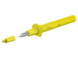 Terminal de măsurare galben 32A, conforme EN 61010, cu diametru de 4mm
