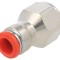 Conector Push-In simplu 3/8" 8mm