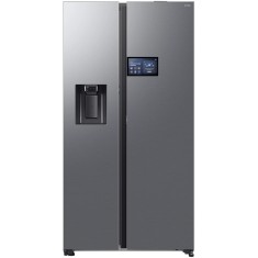 Side by side Samsung RS90F65EDTEO, 621 l, Mono Cooling, Mobile Bixby, Dozator de apa si gheata, Auto Open Door, Clasa D