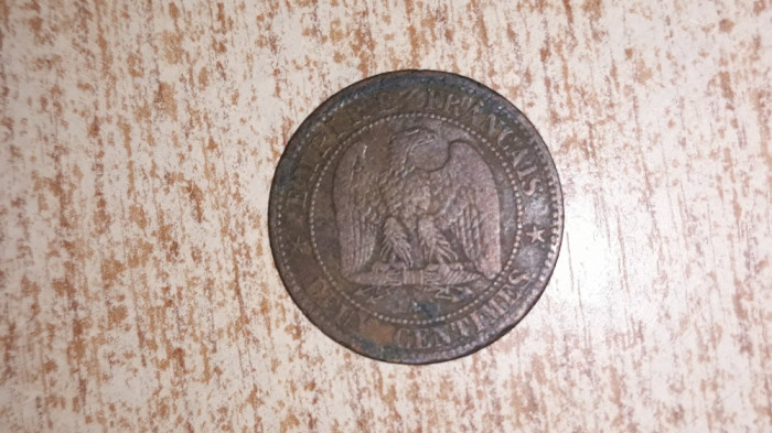 2 cents 1862 - Franța.
