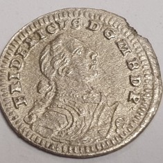 1 kreuzer 1752 Bradenburg-Bayreuth,argint, In stare foarte buna foto