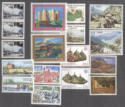 Lot 1977 Europa CEPT 17 values MNH AC.822 foto