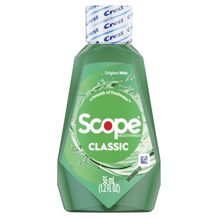 Apa de Gura, Crest Scope Classic, Aroma Puternica de Menta, cu CPC, 36ml