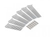 Set 36 spite si nipluri 163mm, jante 17x1.40, grosime 3.1mm, lungime niplu 17mm
