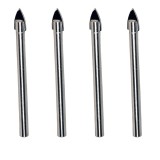 Cumpara ieftin Set 4 burghie sticla si ceramica 5/6/8/10 mm, Richmann