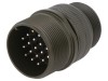 Conector circular 22mm aliaj aluminiu oliv