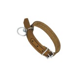 Cumpara ieftin Zgarda caine din piele, nr 298,2 cm x 50 cm