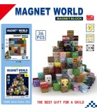 Cuburi Magnetice Minecraft 36 Piese