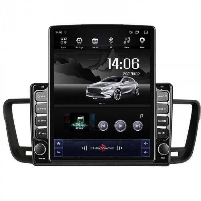Navigatie dedicata Peugeot 508 G-5637 ecran tip TESLA 9.7&quot; cu Android Radio Bluetooth Internet GPS WIFI 4+32GB DSP 4G Octa Core CarStore Technology
