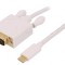 Adaptor USB 3.1 la USB C D-Sub 15pin 2m Alb