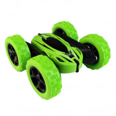 Masina sport verde de curse, cu telecomanda, 4 roti